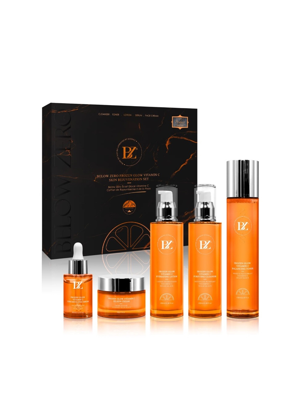 BELOW ZERO FROZEN GLOW VITAMIN C SKIN REJUVENATION SET